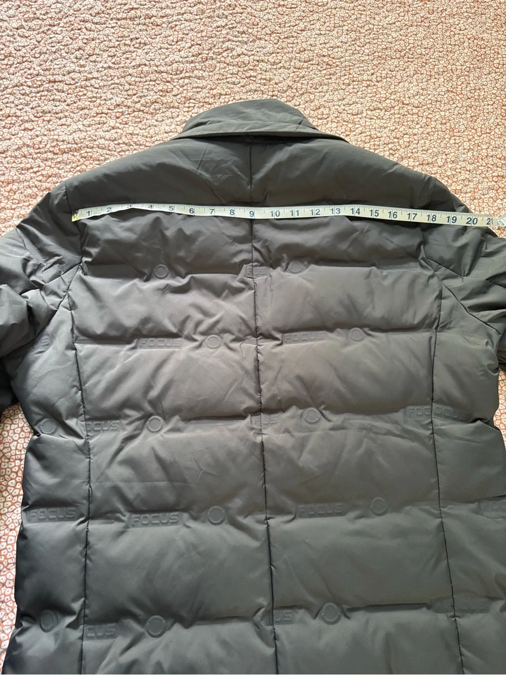 Focus Mens Black Blazer Puffer Jacket Size S